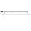 Manuel markise-ramme med LED-lys Beige og hvid 3,5 x 2 m