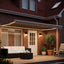 Elektrisk Utrækkelig Markise Gul, Grå og Hvid 5 × 3,5 m