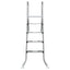 Poolstige til delvist nedgravet pool 195 x 116 cm 4-trins