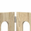 Foldbar hundegård 4 pcs Sonoma eg 201 x 38 x 70 cm