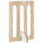 Foldbar hundegård 4 pcs Sonoma eg 201 x 38 x 70 cm