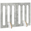 Foldbar hundegård 2 pcs BetonGrå 100,5 x 38 x 70 cm