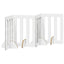 Foldbar hundegård 4 pcs BetonGrå 201 x 38 x 70 cm