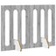 Foldbar hundegård 2 pcs Grå Sonoma 100,5 x 38 x 70 cm