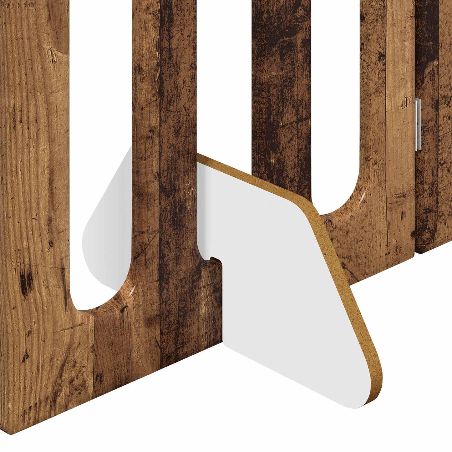 Foldbar hundegård 2 pcs Egetræ 100,5 x 38 x 70 cm