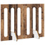 Foldbar hundegård 2 pcs Egetræ 100,5 x 38 x 70 cm