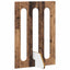 Foldbar hundegård 2 pcs Egetræ 100,5 x 38 x 70 cm