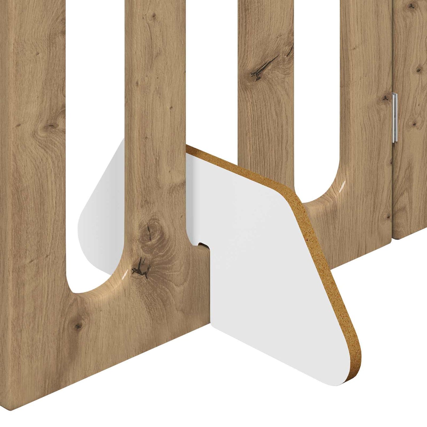 Foldbar hundegård 4 stk. Artisan-eg 201 x 38 x 70 cm