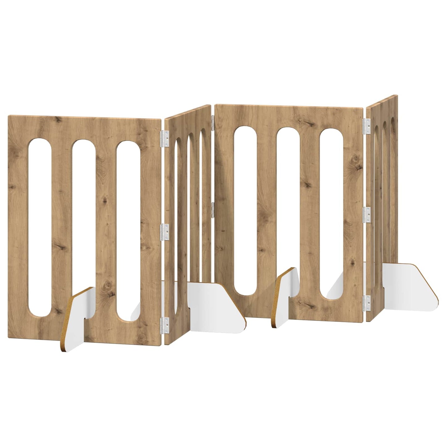 Foldbar hundegård 4 stk. Artisan-eg 201 x 38 x 70 cm