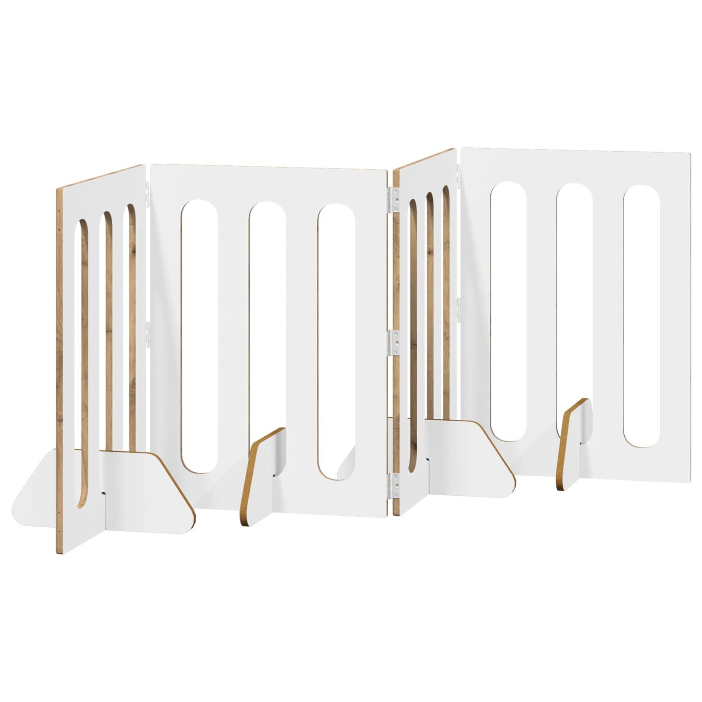 Foldbar hundegård 4 stk. Artisan-eg 201 x 38 x 70 cm