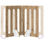 Foldbar hundegård 4 pcs Artisan Eg 201 x 38 x 70 cm
