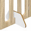 Foldbar hundegård 4 pcs Sonoma eg 201 x 38 x 90 cm
