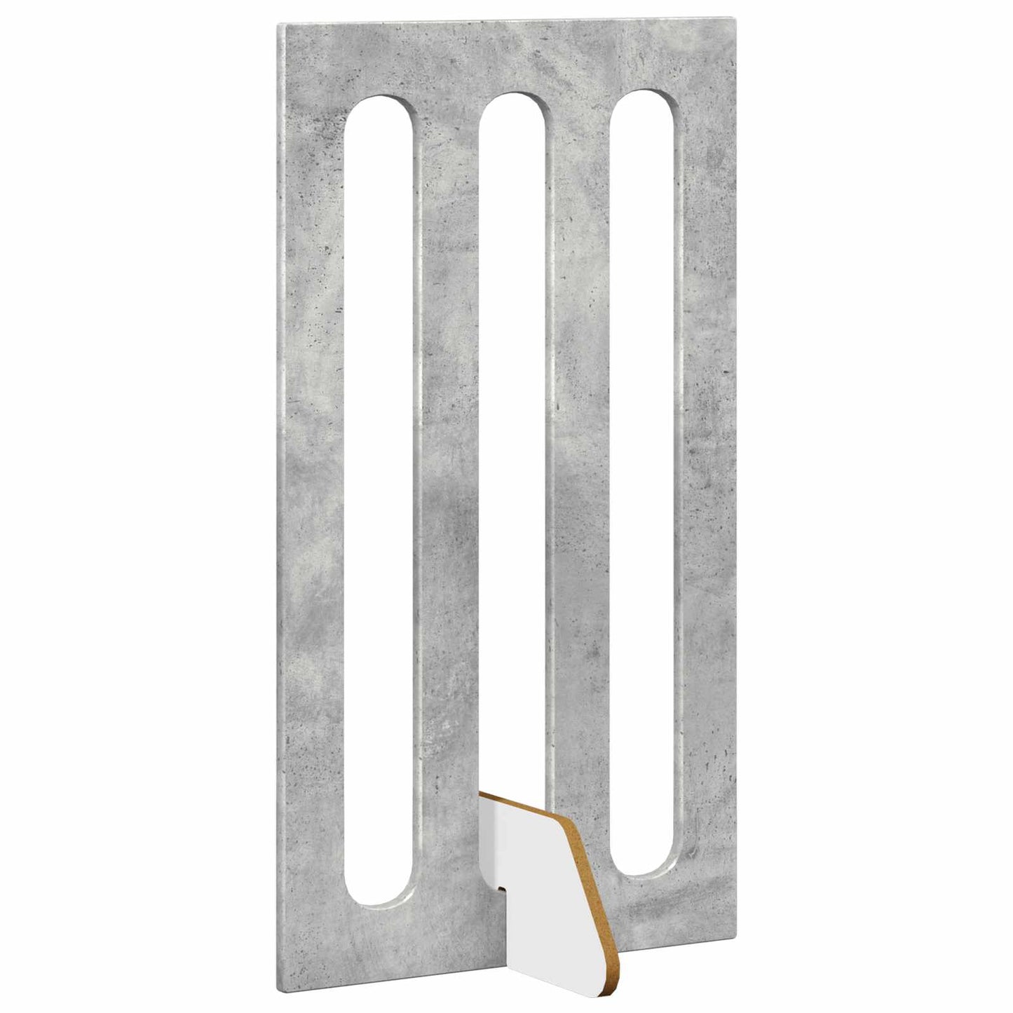 Foldbar hundegård 4 pcs BetonGrå 201 x 38 x 90 cm