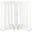 Foldbar hundegård 2 pcs Højglans Hvid 100,5 x 38 x 90 cm