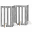 Foldbar hundegård 4 pcs Grå Sonoma 201 x 38 x 90 cm
