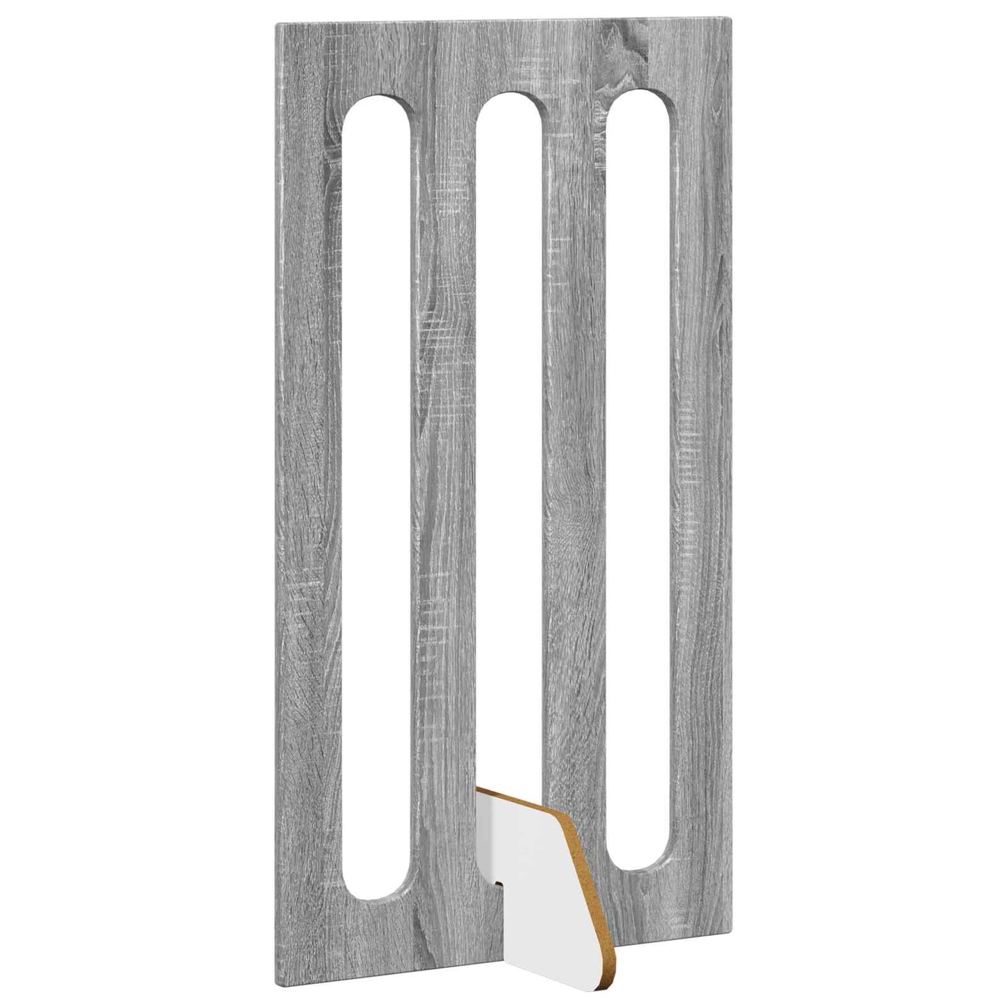 Foldbar hundegård 4 pcs Grå Sonoma 201 x 38 x 90 cm