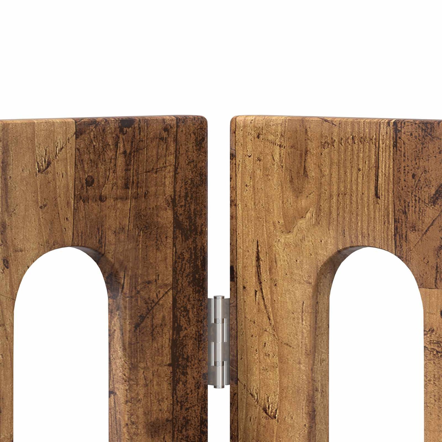 Foldbar hundegård 2 pcs Egetræ 100,5 x 38 x 90 cm