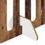 Foldbar hundegård 2 pcs Egetræ 100,5 x 38 x 90 cm