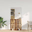 Foldbar hundegård 2 pcs Egetræ 100,5 x 38 x 90 cm