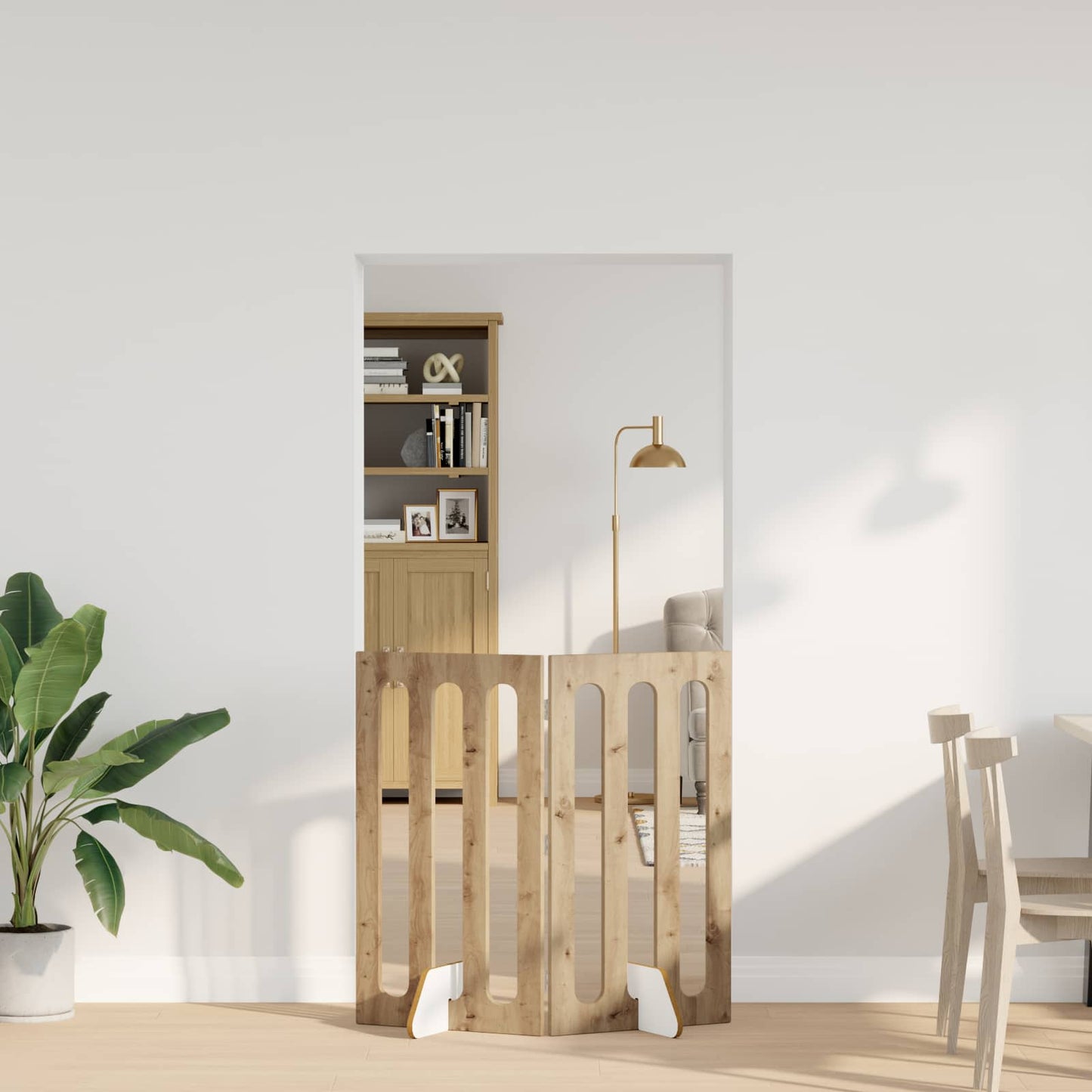 Foldbar hundegård 2 pcs Artisan Eg 100,5 x 38 x 90 cm