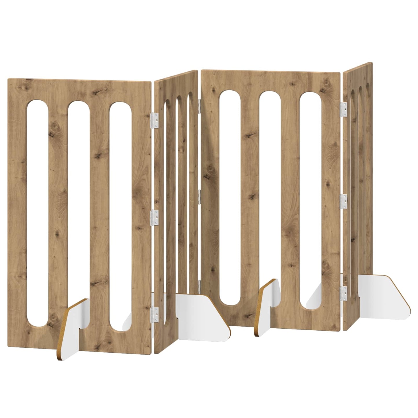 Foldbar hundegård 4 pcs Artisan Eg 201 x 38 x 90 cm