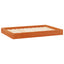 Hundeseng Voks brun 92 x 64 x 9 cm Massivt fyrretræ