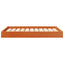 Hundeseng Voks brun 92 x 64 x 9 cm Massivt fyrretræ