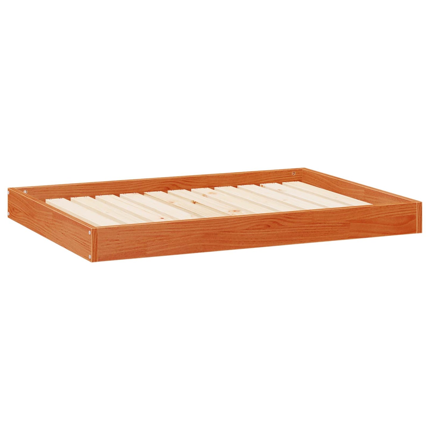 Hundeseng Voks brun 101,5 x 74 x 9 cm Massivt fyrretræ