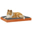 Hundeseng Voks brun 101,5 x 74 x 9 cm Massivt fyrretræ