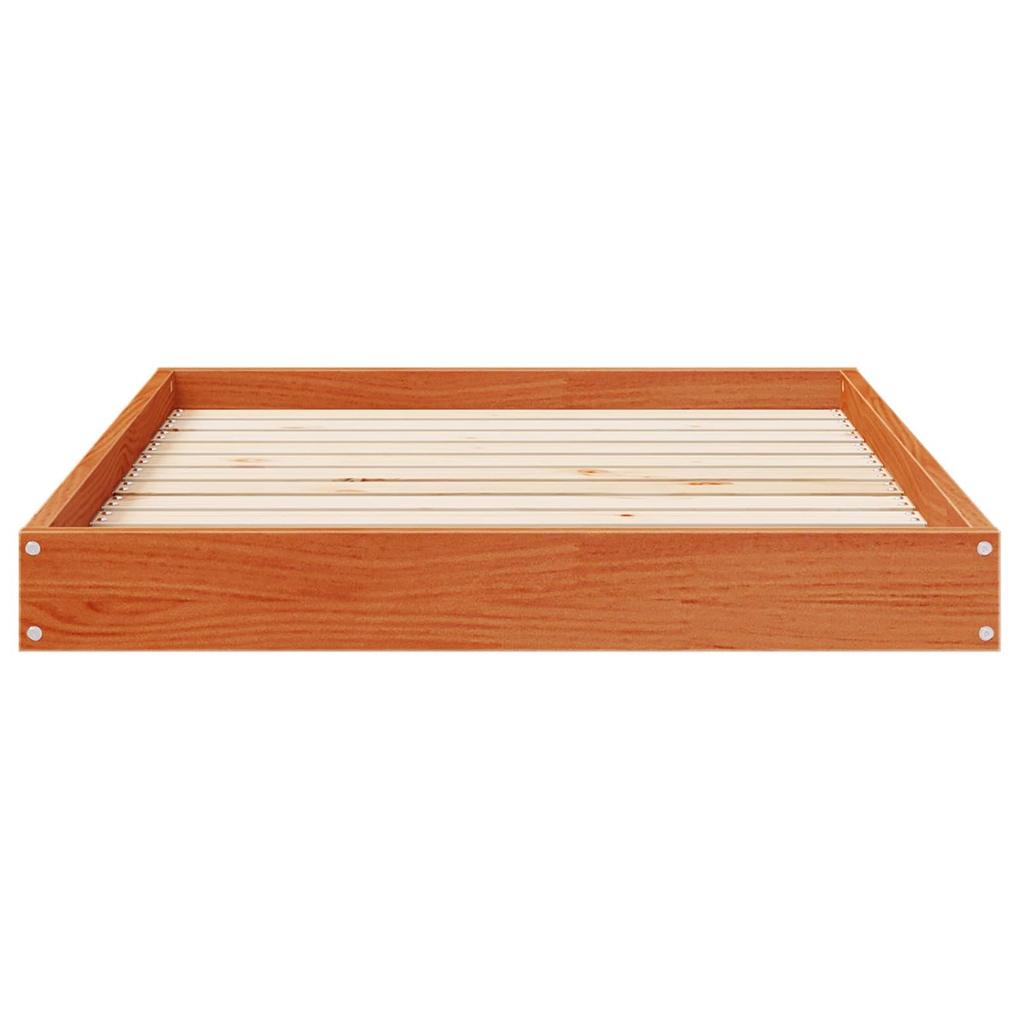 Hundeseng Voks brun 101,5 x 74 x 9 cm Massivt fyrretræ
