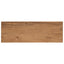 Konsolbord Naturfarvet 90 x 30 x 80 cm Massiv Teaktræ