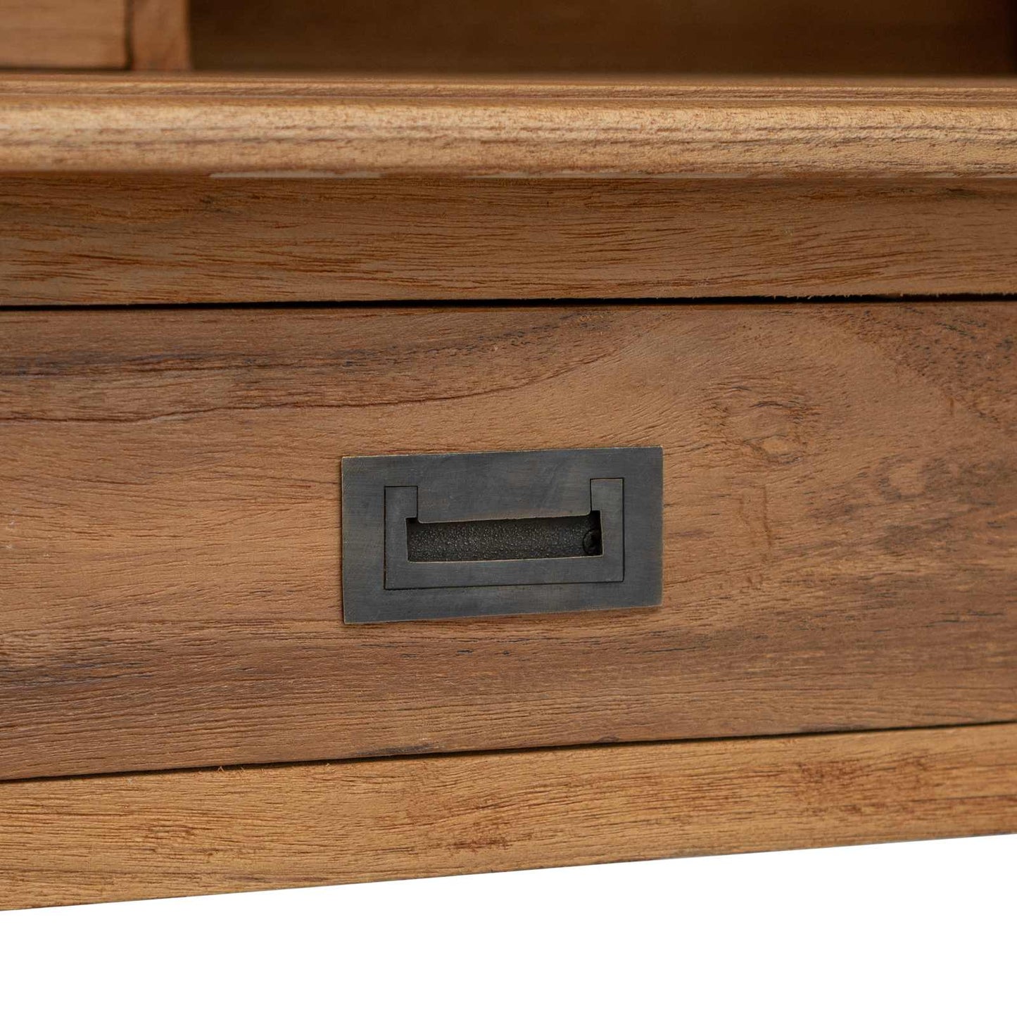 Skrivebord Naturfarvet 89,5 x 49,5 x 100 cm Massiv Teaktræ