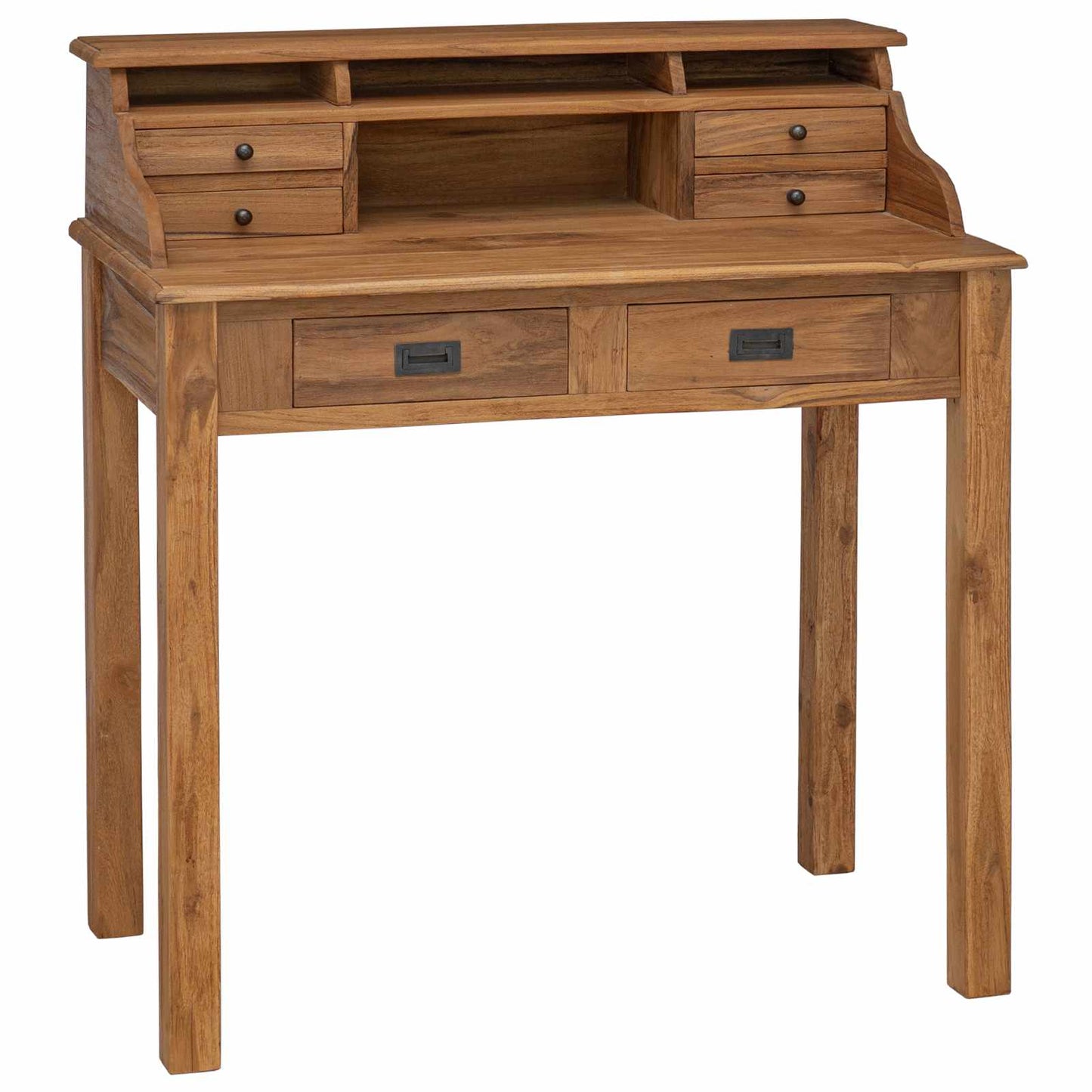 Skrivebord Naturfarvet 89,5 x 49,5 x 100 cm Massiv Teaktræ