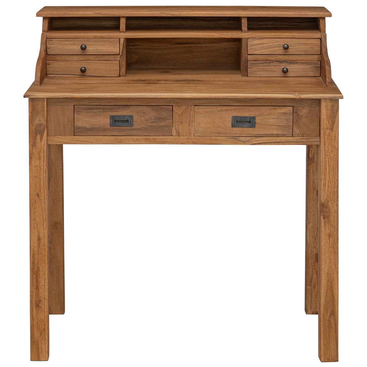 Skrivebord Naturfarvet 89,5 x 49,5 x 100 cm Massiv Teaktræ