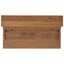 Skrivebord Naturfarvet 89,5 x 49,5 x 100 cm Massiv Teaktræ
