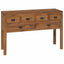 Sideboard Naturfarvet 110 x 35 x 75,5 cm Massiv Teaktræ