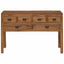 Sideboard Naturfarvet 110 x 35 x 75,5 cm Massiv Teaktræ