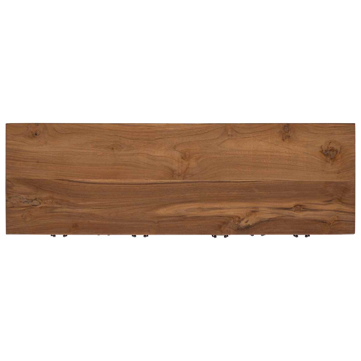 Sideboard Naturfarvet 110 x 35 x 75,5 cm Massiv Teaktræ