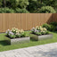 Have Blomsterkrukke 2 stk. Sølv 100 x 100 x 30 cm Rustfrit stål