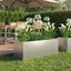 Have Blomsterkrukke Sølv 40 x 20 x 20 cm Galvaniseret stål