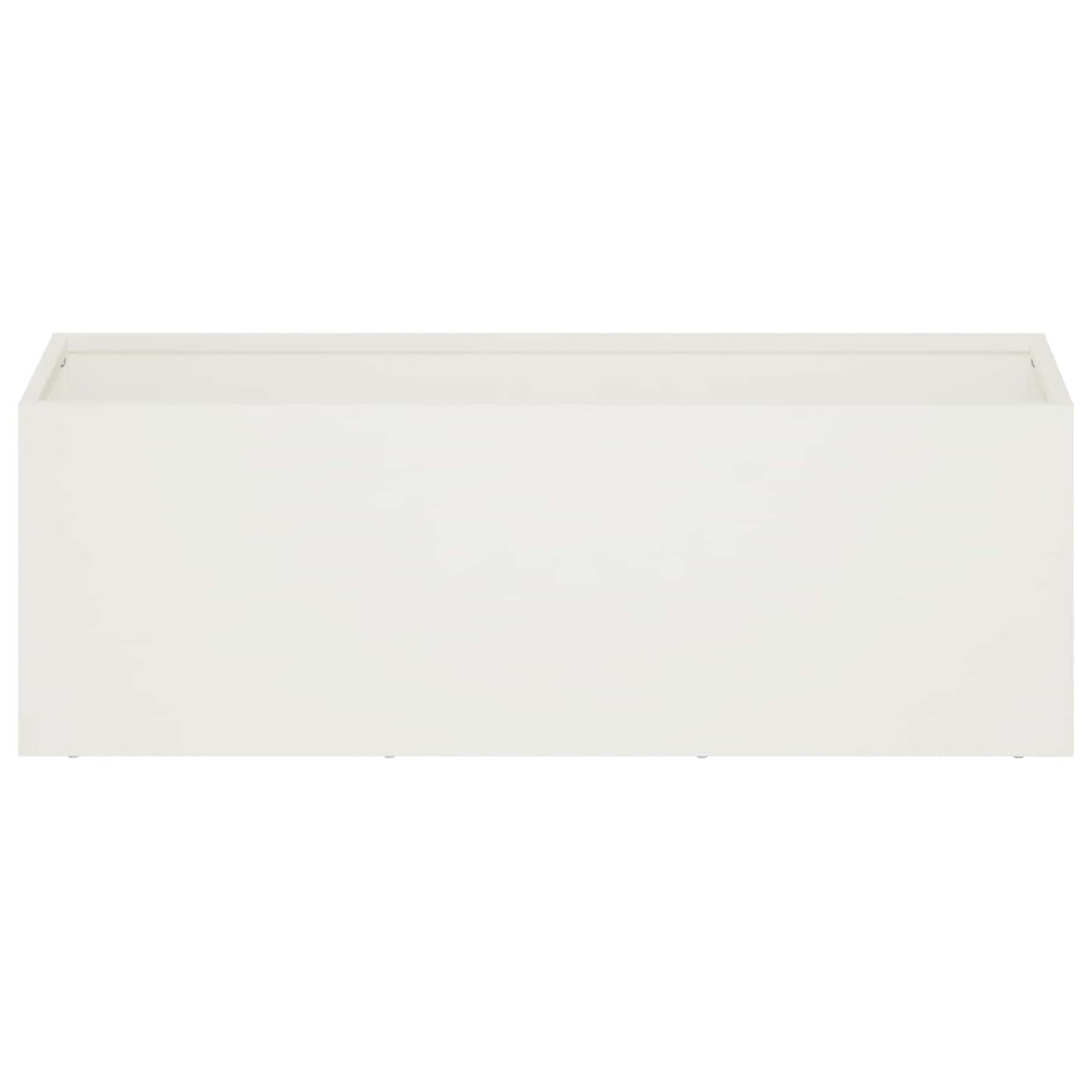 Have Blomsterkrukke Hvid 60 x 20 x 20 cm Koldvalset stål