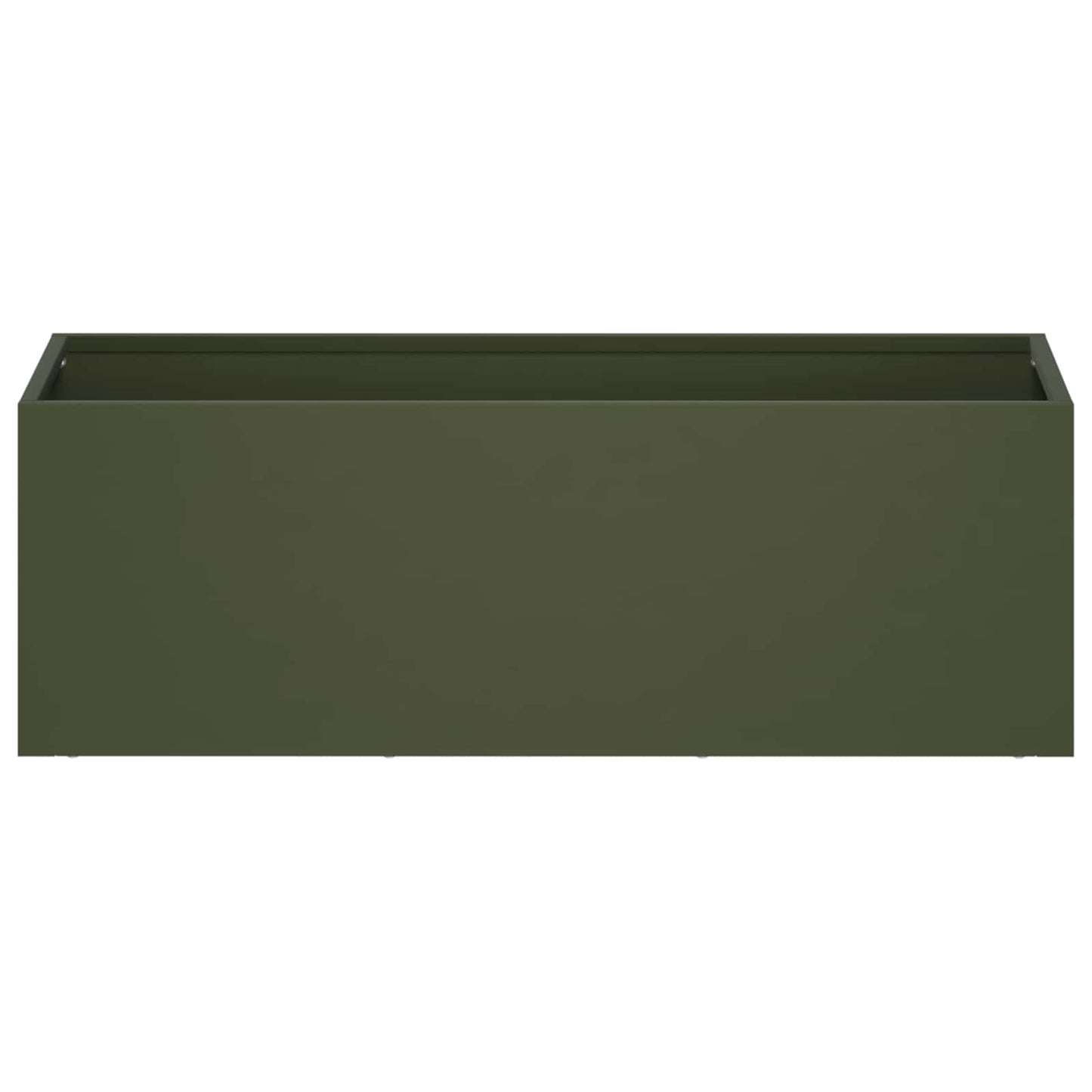 Have Blomsterkrukke Olivengrøn 60 x 20 x 20 cm Koldvalset stål