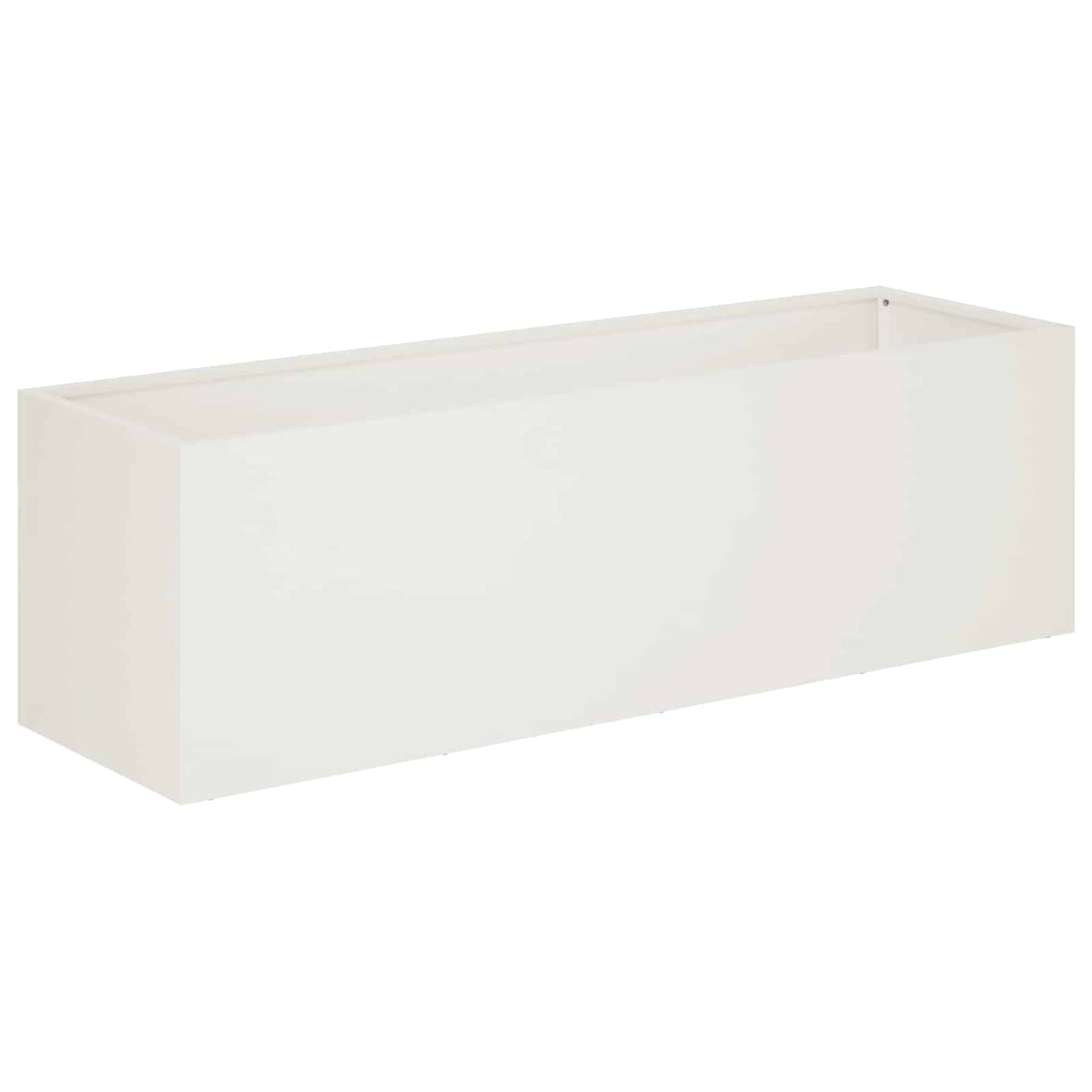Have Blomsterkrukke 2 stk. Hvid 80 x 30 x 30 cm Koldvalset stål