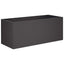 Have Blomsterkrukke 2 stk. Sort 100 x 40 x 40 cm