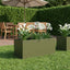 Have Blomsterkrukke Olivengrøn 100 x 40 x 40 cm Koldvalset stål