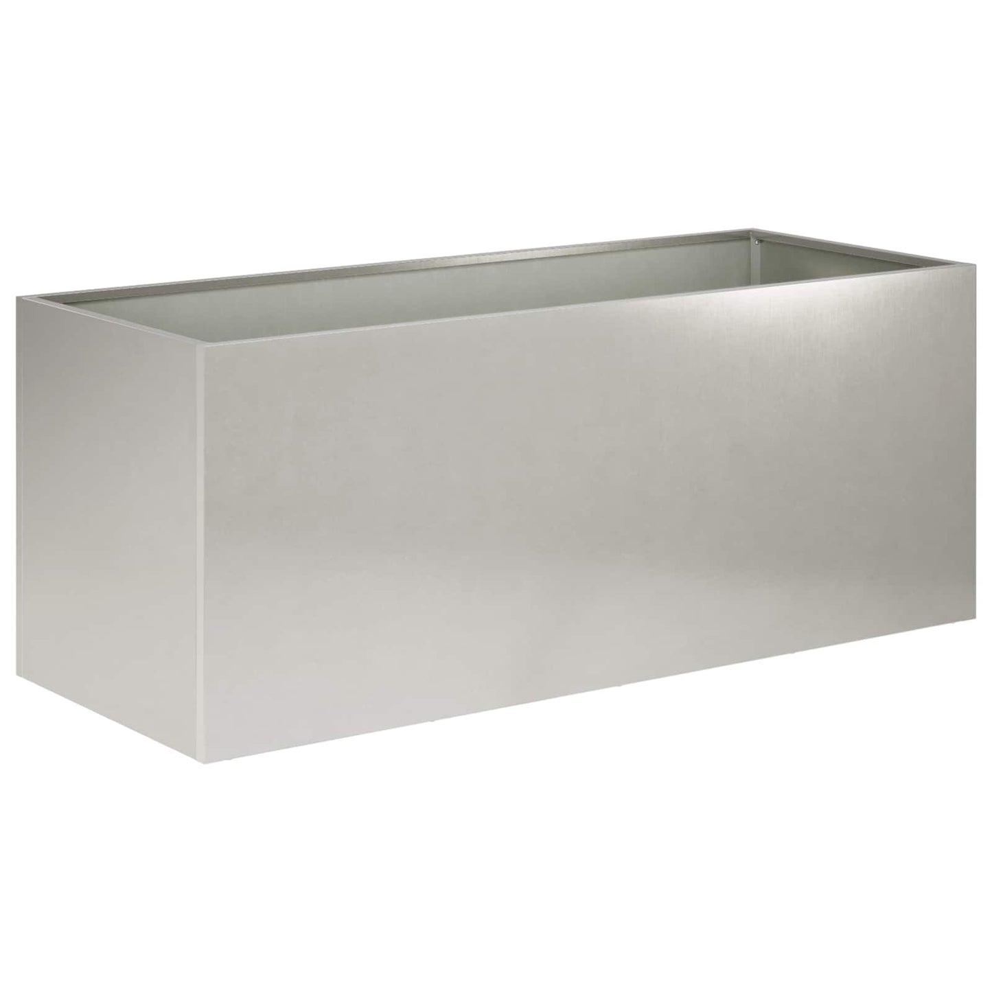 Have Blomsterkrukke Sølv 100 x 40 x 40 cm Rustfrit stål