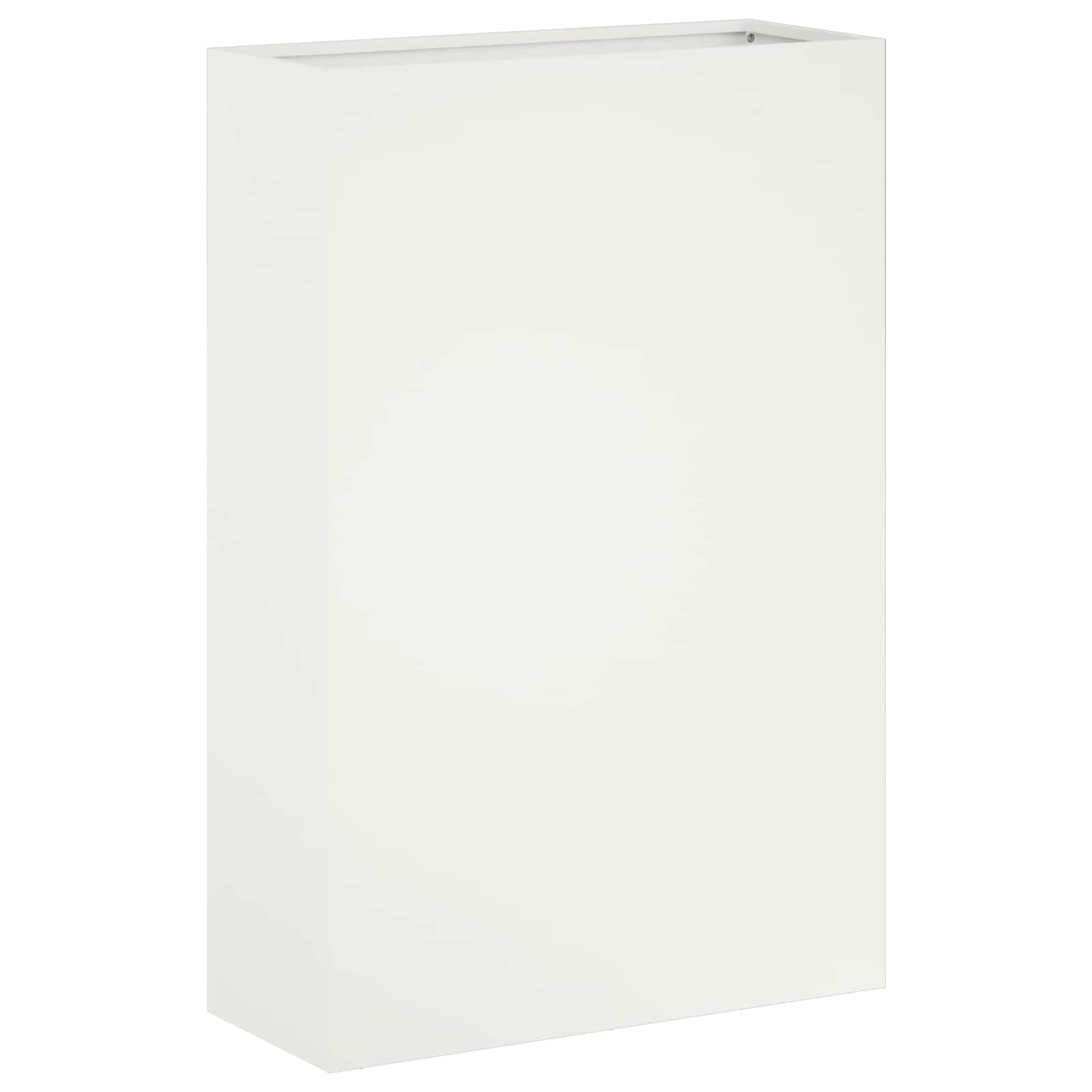 Have Blomsterkrukke 2 stk. Hvid 40 x 20 x 75 cm Koldvalset stål