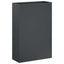 Have Blomsterkrukke 2 stk. Antracit 40 x 20 x 75 cm