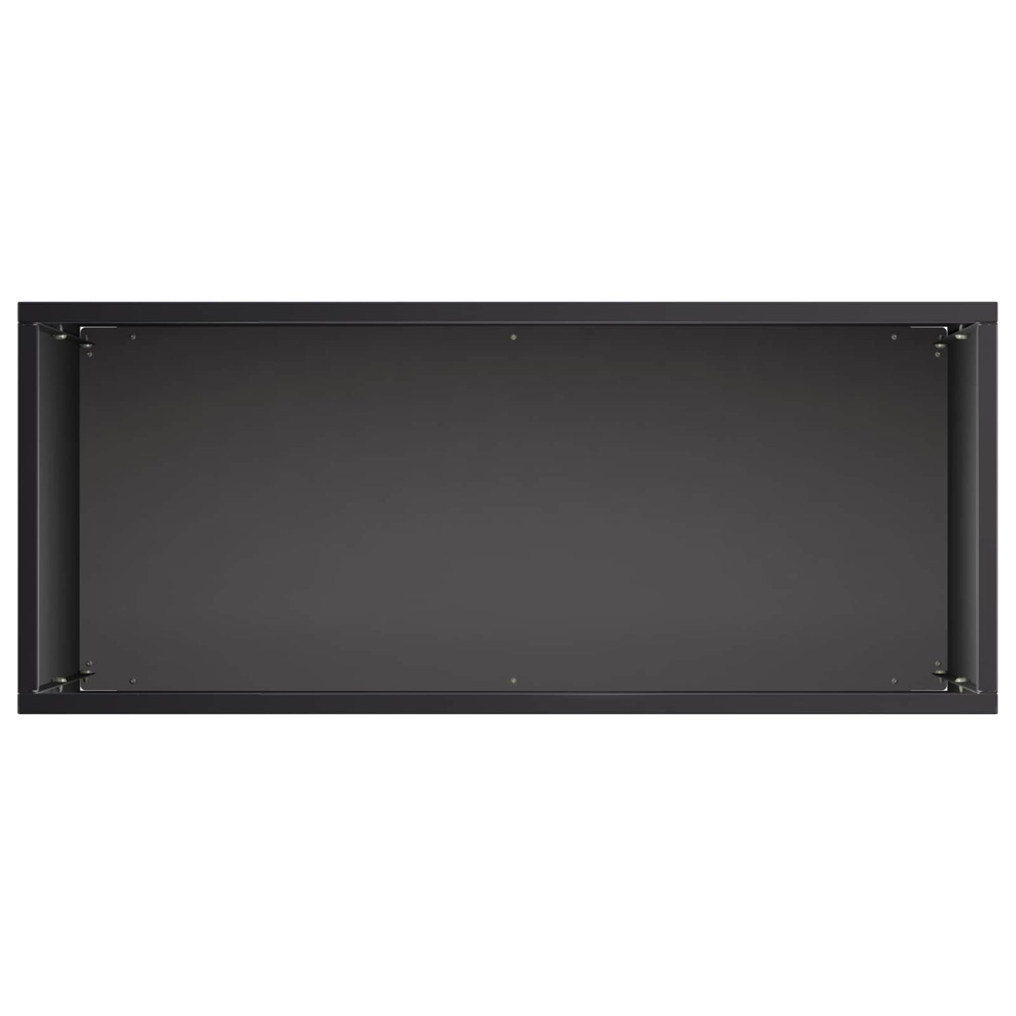 Have Blomsterkrukke 2 stk. Sort 50 x 20 x 40 cm Koldvalset stål