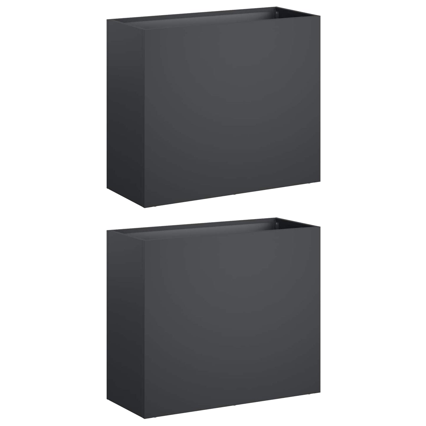 Have Blomsterkrukke 2 stk. Antracit 50 x 20 x 40 cm